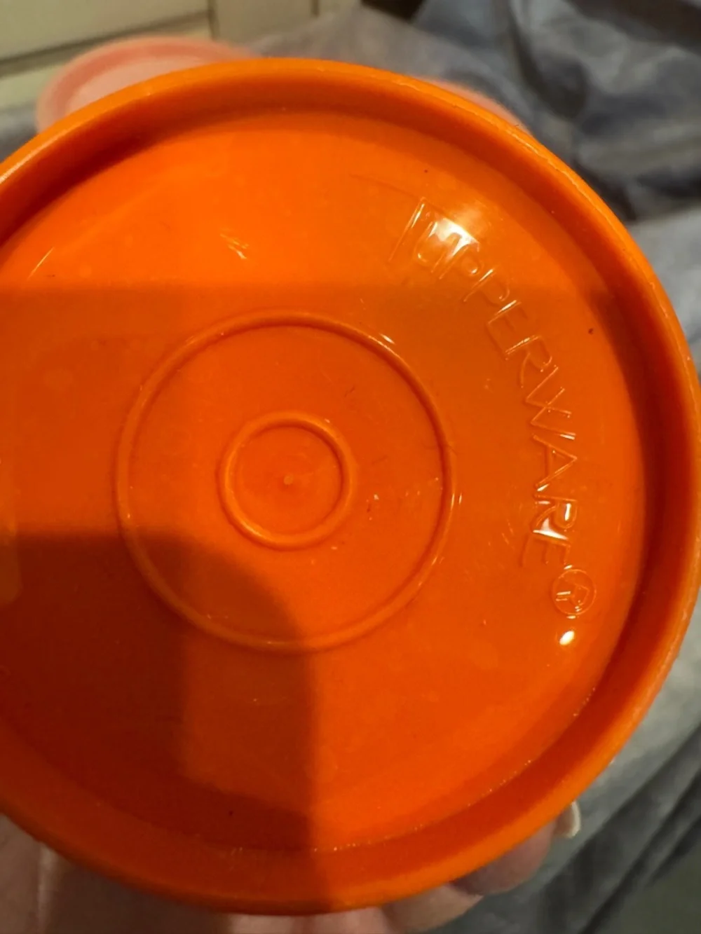 Tupperware‎ Orange salad dressing/Snacks Storage Container Set with Lids